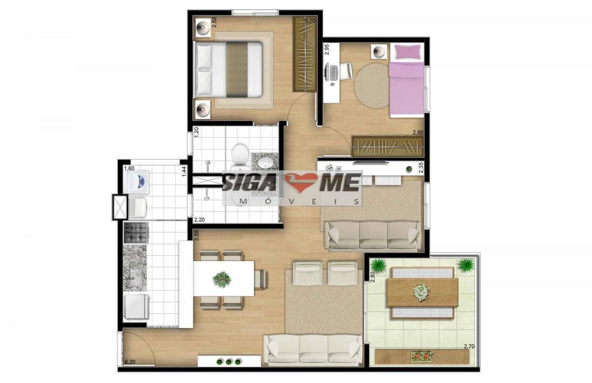 Apartamento, 2 quartos, 70 m² - Foto 10