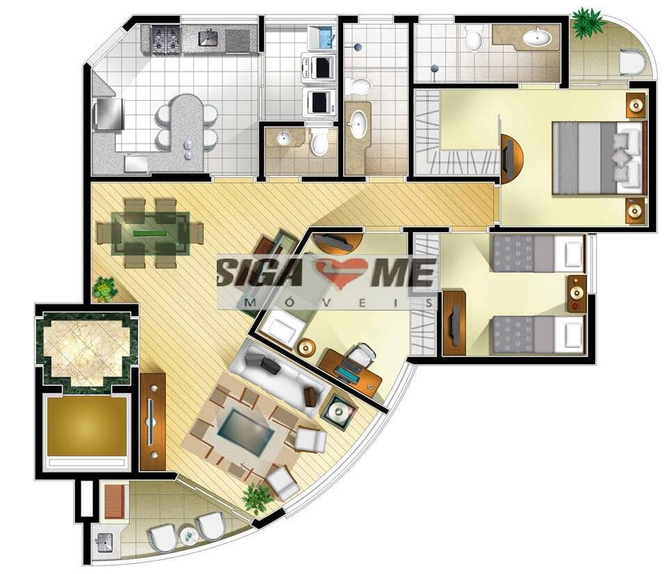 Apartamento, 3 quartos, 104 m² - Foto 38